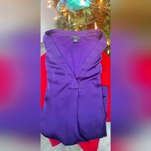 Women's Silk Amethyst Blouse